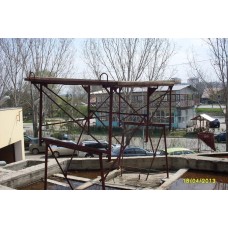 Masa de zidar din metal. 2,8*1,6 m folosit